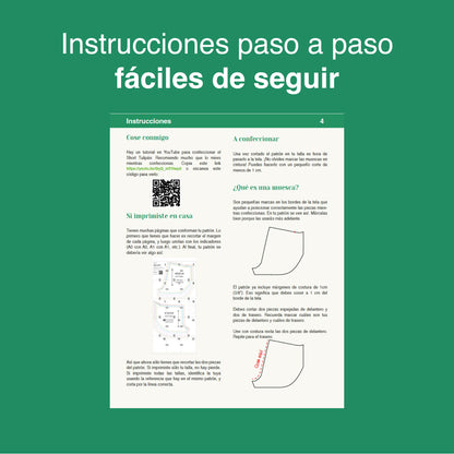 Short Tulipán - Patrón PDF